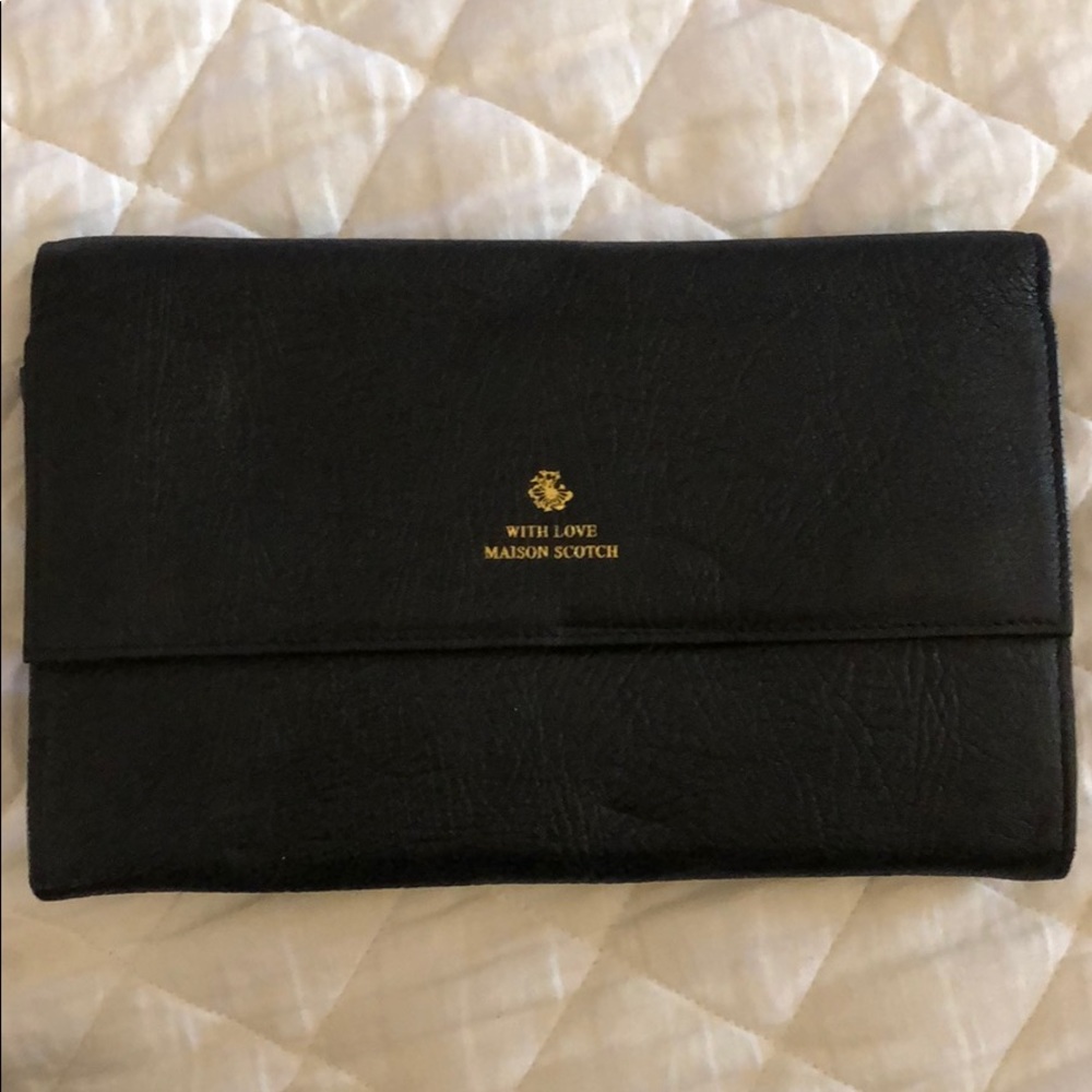 Maison Scotch Travel Clutch